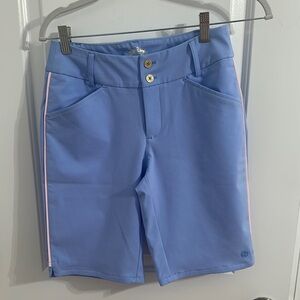 Lilly Pulitzer Blue Bermuda Shorts with Relaxed Fit